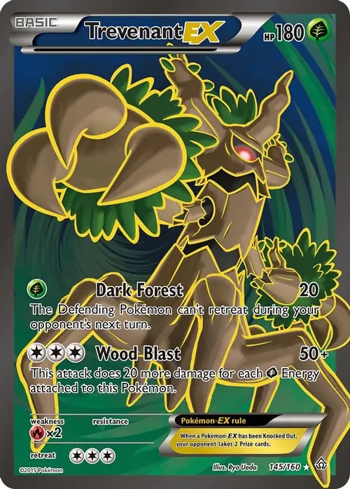 Trevenant EX (145 Full Art) card art