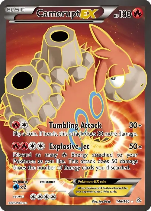 Camerupt EX (146 Full Art) card art