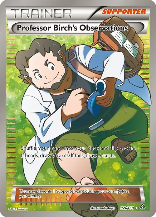 Professor Birch's Observations (159 Full Art) card art