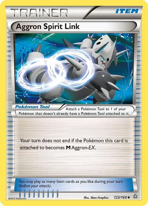 Aggron Spirit Link card art