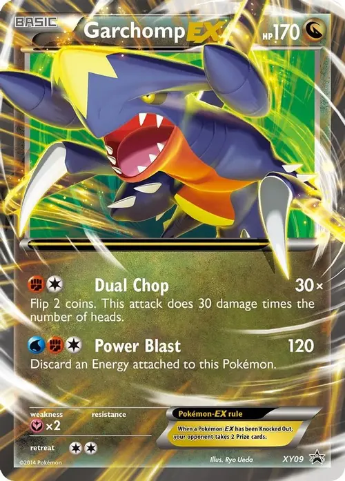 Garchomp EX card art