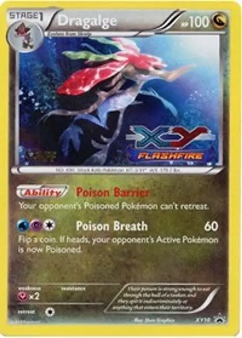 Dragalge - XY10 (Prerelease) [Staff] card art