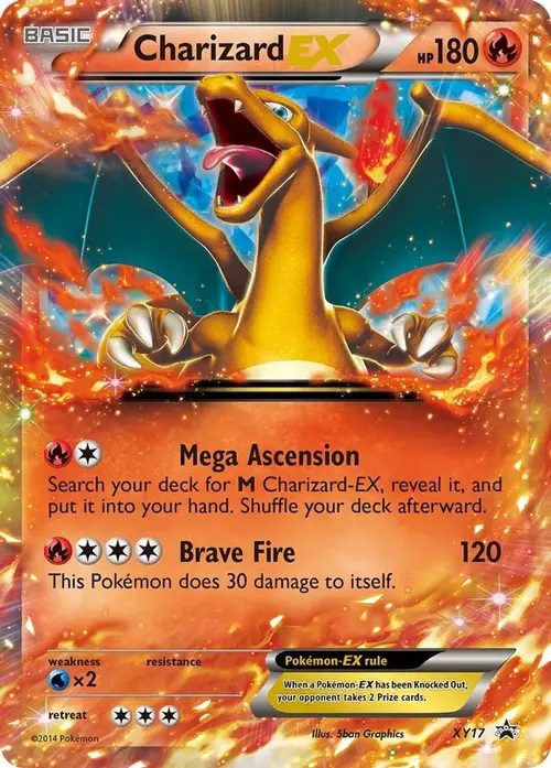 Charizard EX - XY17 card art