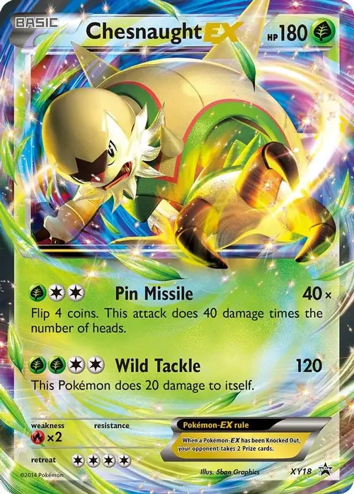 Chesnaught EX - XY18 card art