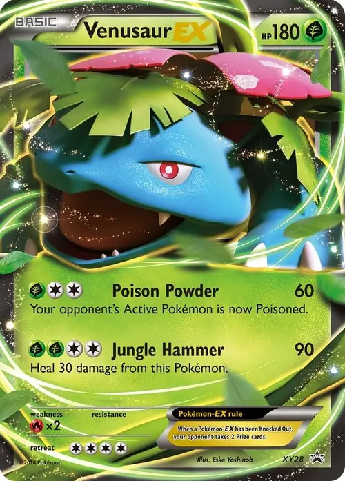 Venusaur EX - XY28 card art