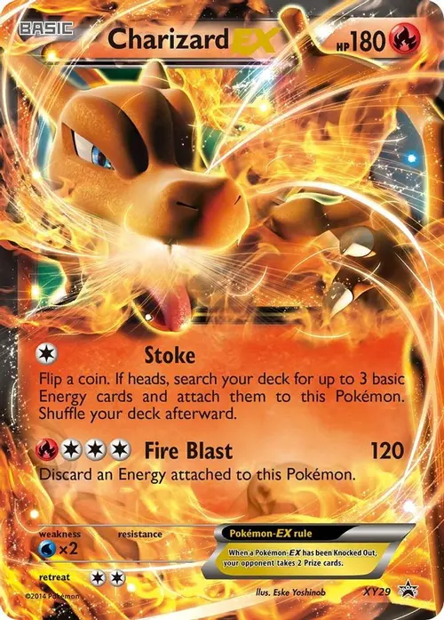 Charizard EX - XY29 card art