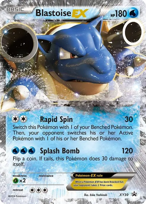 Blastoise EX - XY30 card art
