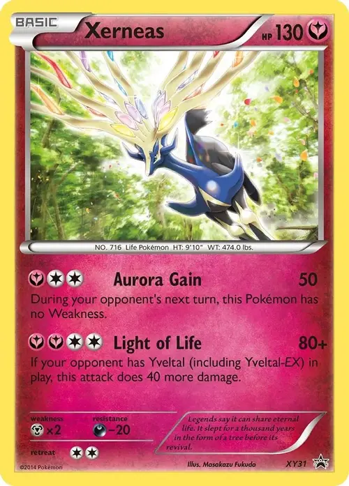 Xerneas - XY31 card art