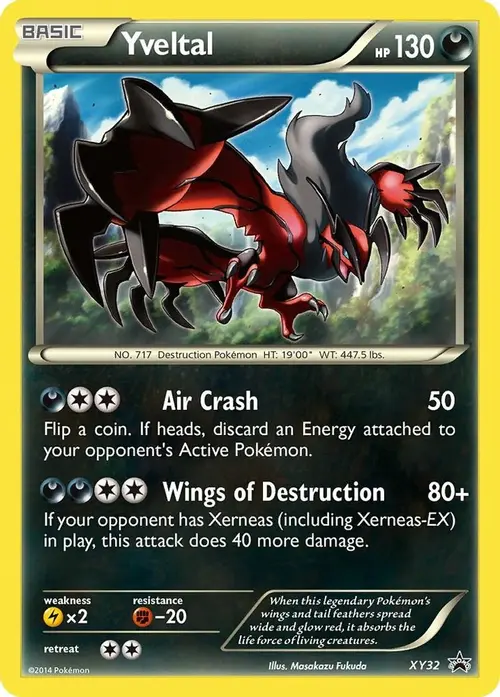 Yveltal - XY32 card art