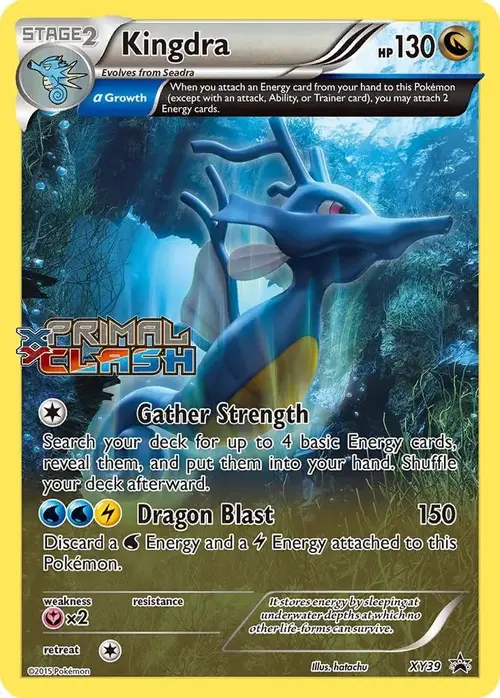 Kingdra - XY39 (Prerelease) card art