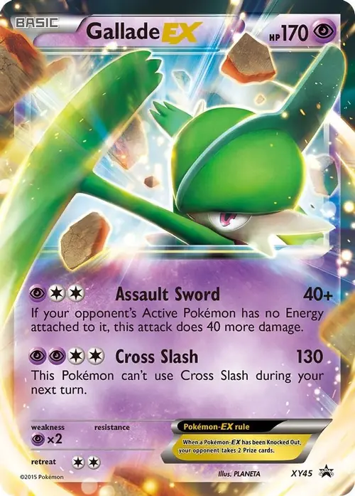 Gallade EX - XY45 card art
