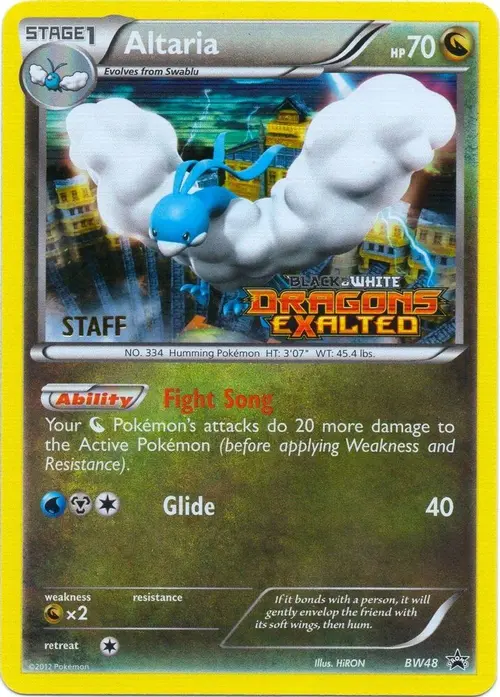 Altaria - BW48 (Prerelease) [Staff] card art