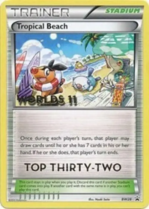 Tropical Beach - BW28 (Worlds 11) [Top 32] card art