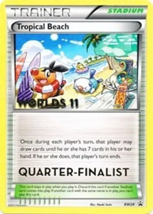 Tropical Beach - BW28 (Worlds 11) [Quarter-Finalist] card art
