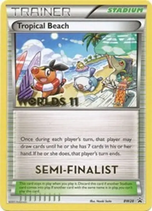 Tropical Beach - BW28 (Worlds 11) [Semi Finalist] card art
