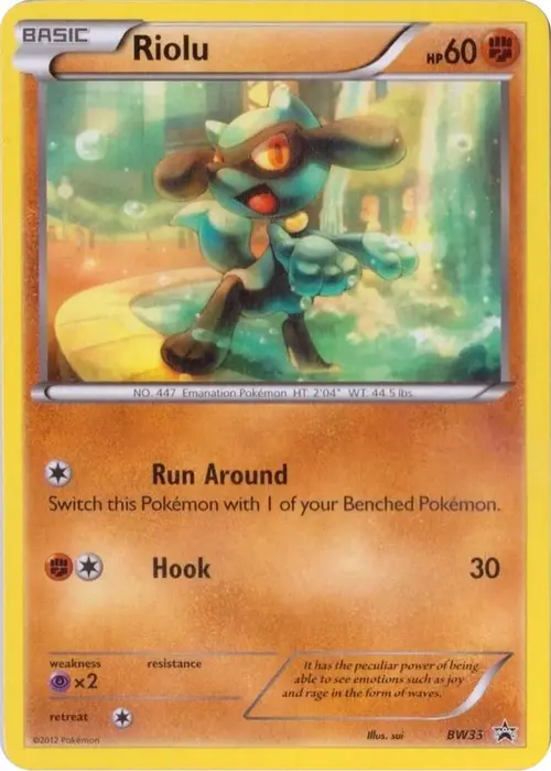 Riolu - BW33 card art
