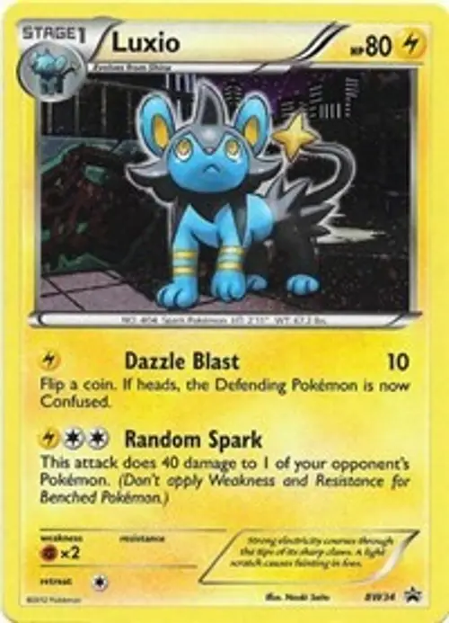 Luxio - BW34 (Cracked Ice Holo) card art
