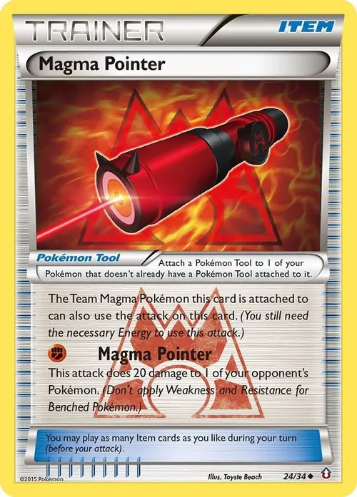 Magma Pointer card art