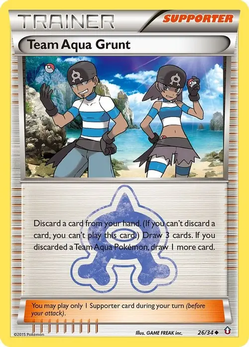 Team Aqua Grunt card art