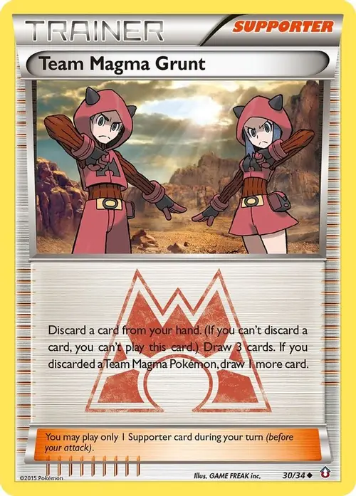 Team Magma Grunt card art