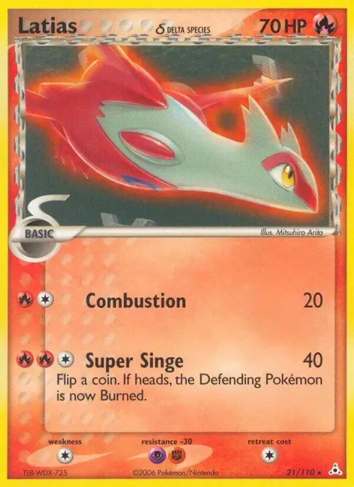 Latias - 21/110 card art