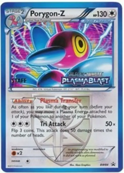 Porygon-Z (Team Plasma) - BW84 (Prerelease) [Staff] card art
