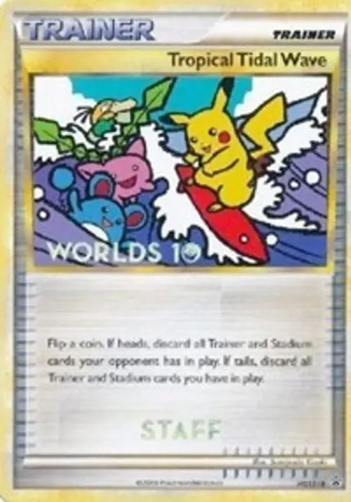 Tropical Tidal Wave - HGSS18 (Worlds 10) [Staff] card art