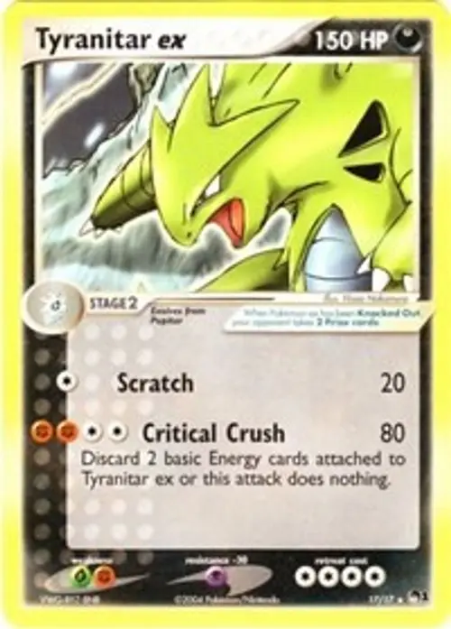 Tyranitar ex (Non-Holo) card art