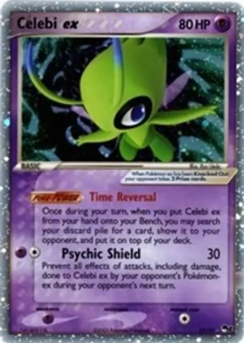 Celebi ex (Holo) card art