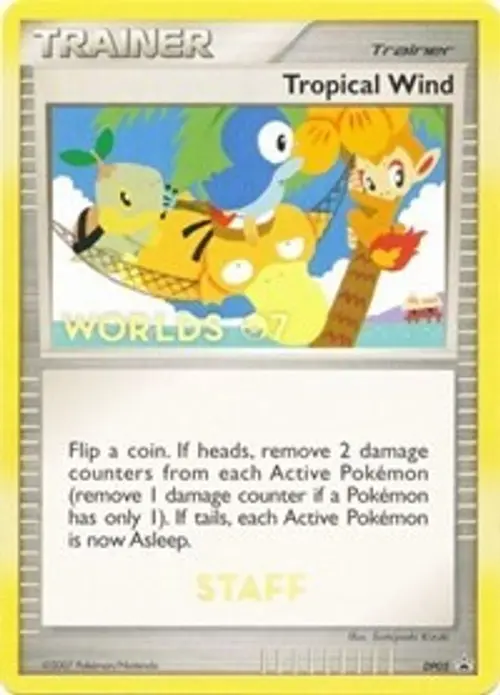 Tropical Winds - DP05 (Worlds 07) [Staff] card art