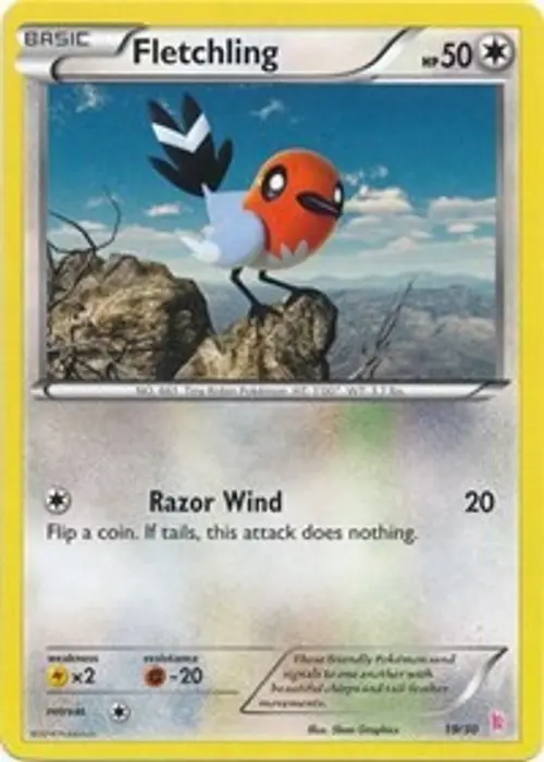 Fletchling (#19) card art