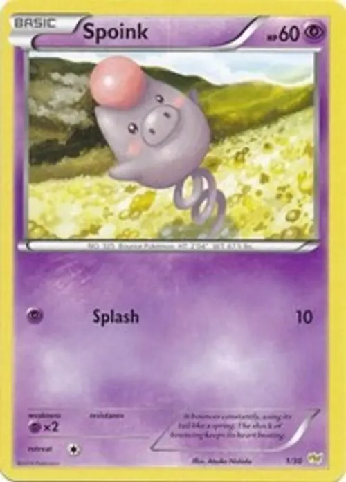 Spoink card art