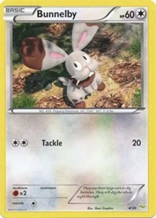 Bunnelby card art