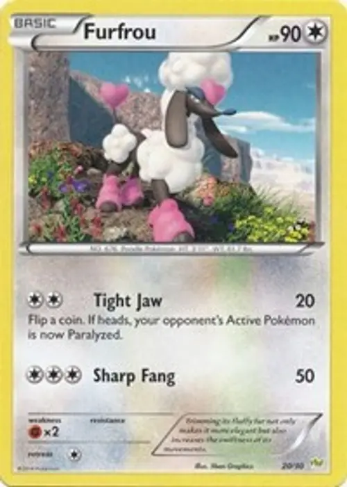 Furfrou (#20 - Noivern) card art