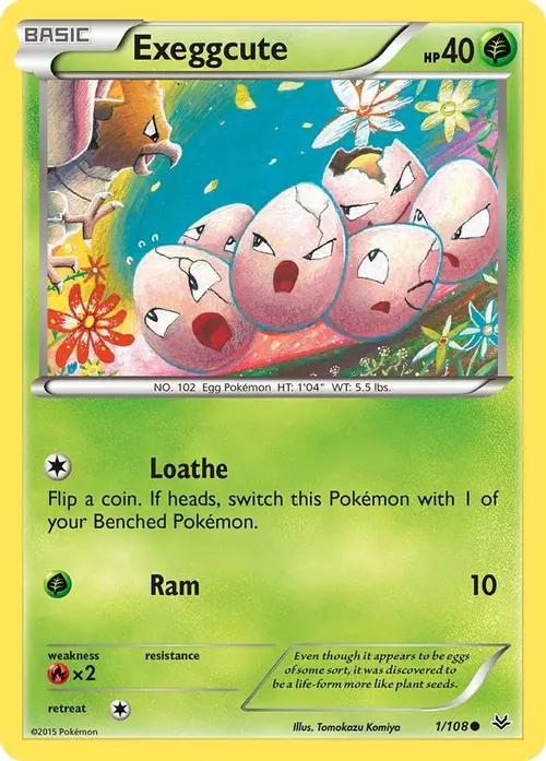 Exeggcute card art