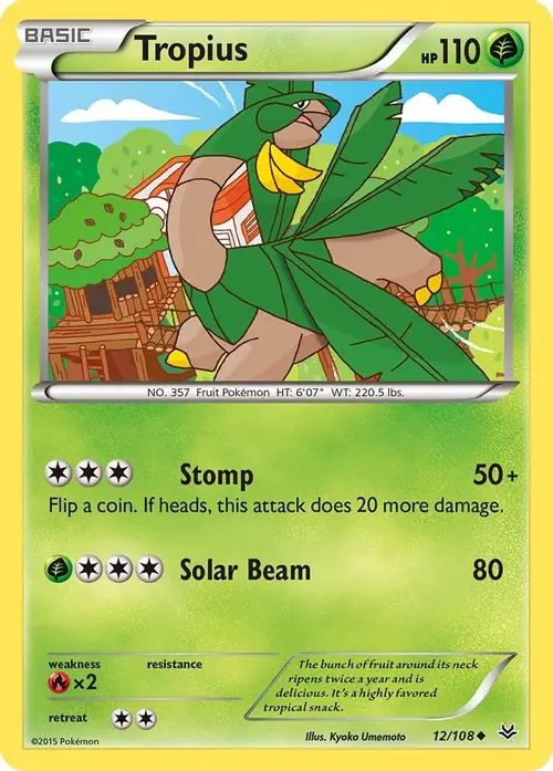 Tropius card art