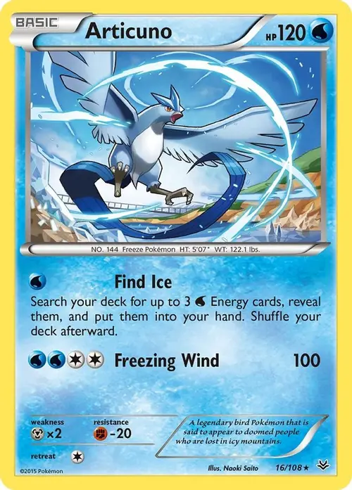 Articuno (16) card art