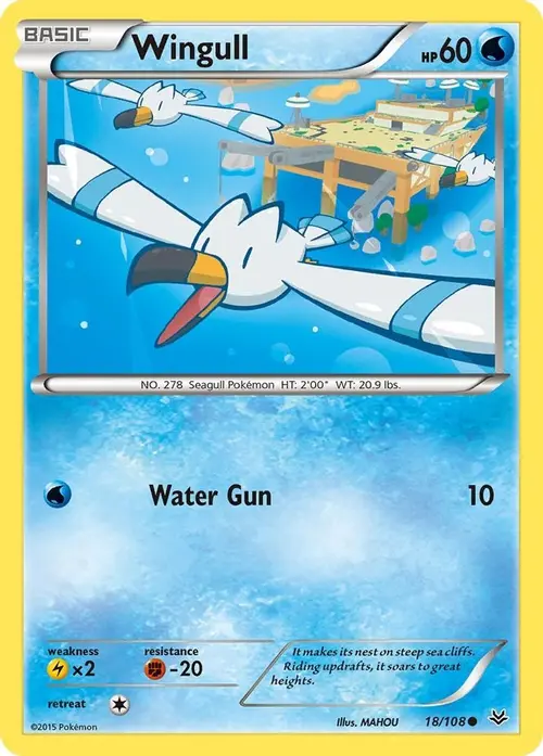 Wingull card art
