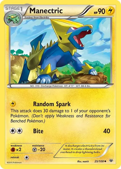 Manectric card art