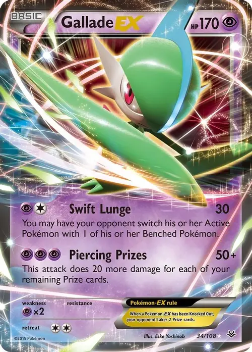 Gallade EX card art