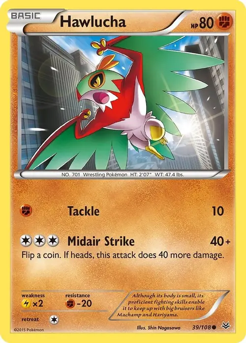 Hawlucha card art