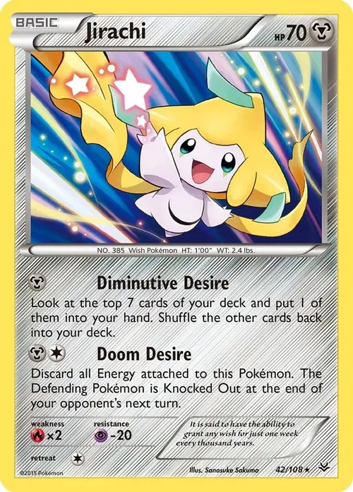 Jirachi card art