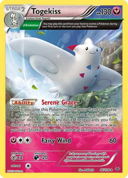 Togekiss (46 Delta) card art