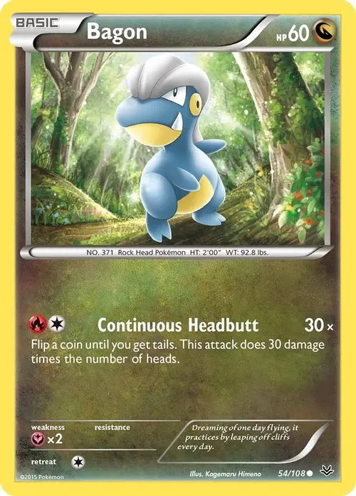 Bagon (54) card art