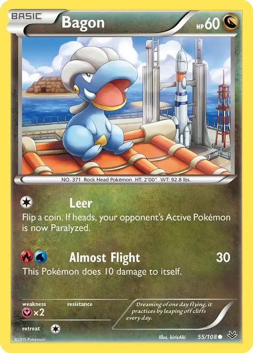 Bagon (55) card art