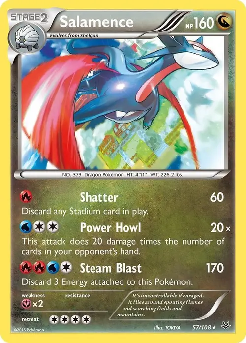Salamence card art