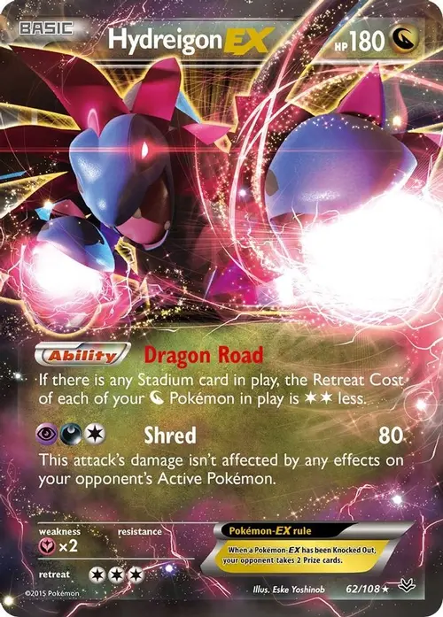 Hydreigon EX card art