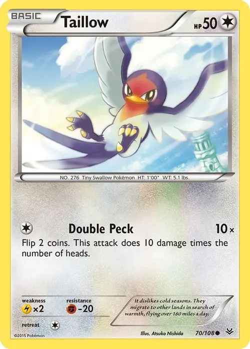Taillow card art