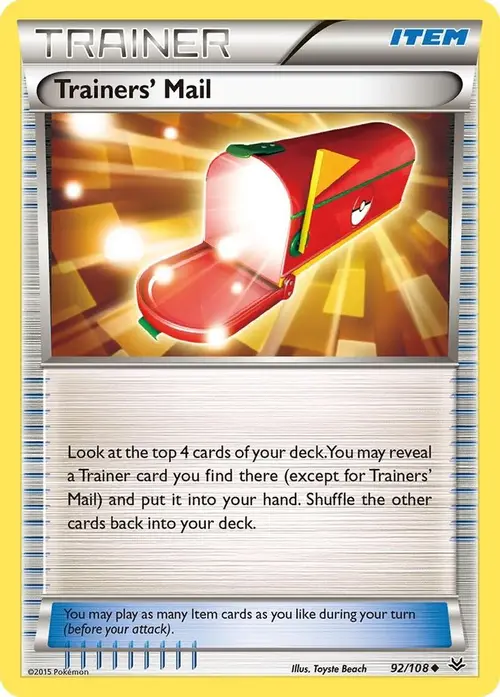 Trainers' Mail card art