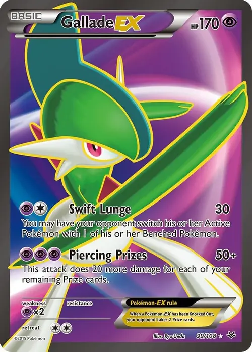 Gallade EX (99 Full Art) card art
